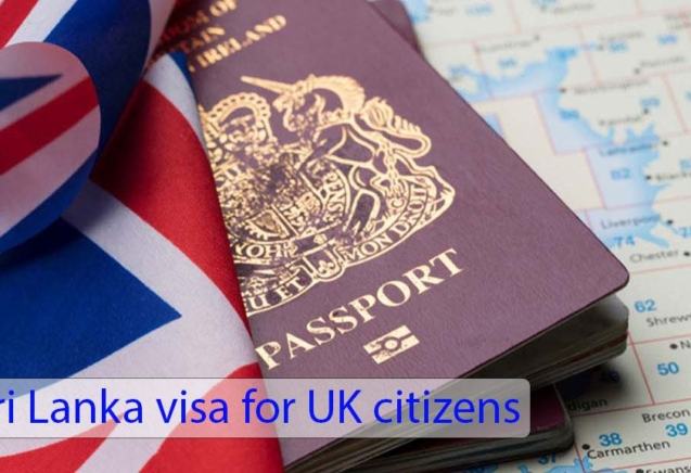 Visa to Sri Lanka from UK