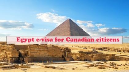Egypt e-visa for Canadian citizens - requirements and fees