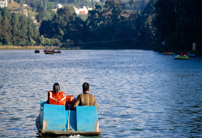 Ooty lake has now become one of the best places to go in Ooty