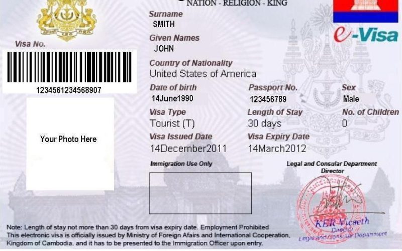 The electronic visa (eVisa) is a permission granted by the Cambodian government that allows tourists of certain nationalities to enter the Asian country.